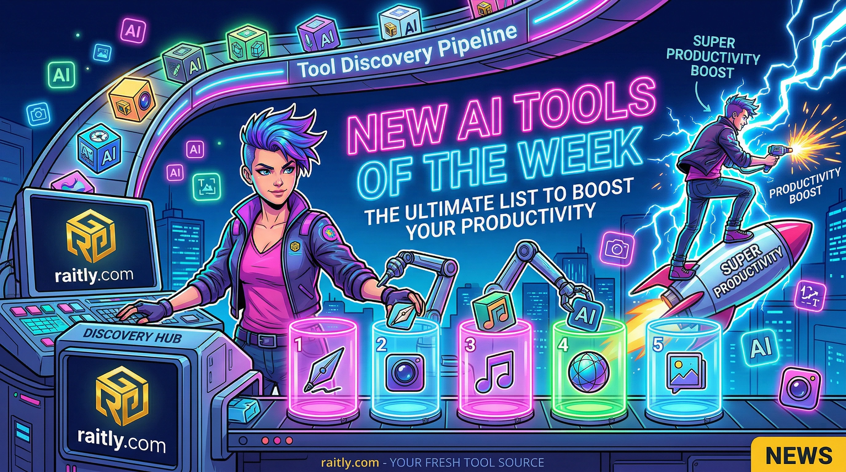 New AI Tools of the Week: The Ultimate List to Boost Your Productivity
