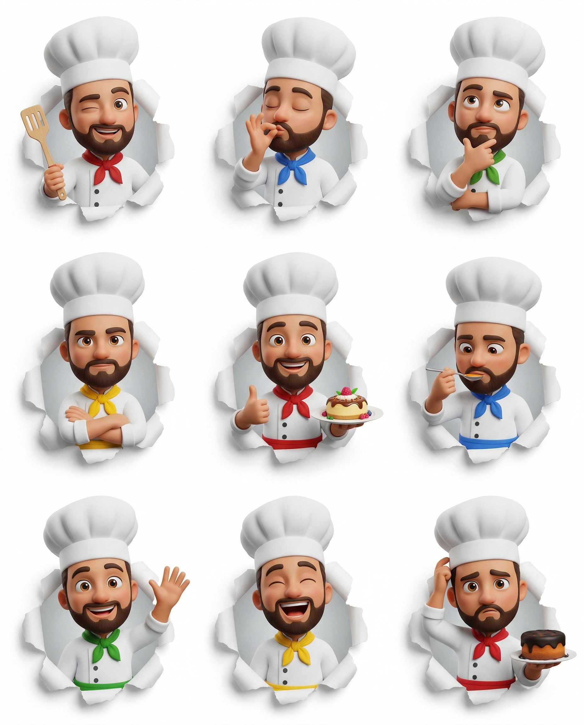 Master Chef Character Poses