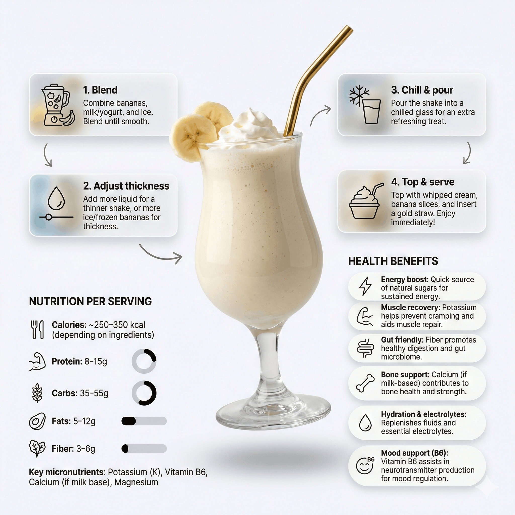 The Pure Blend: Deconstructing the Perfect Banana Shake – Nutrition, Recipe & Benefits in One Frame