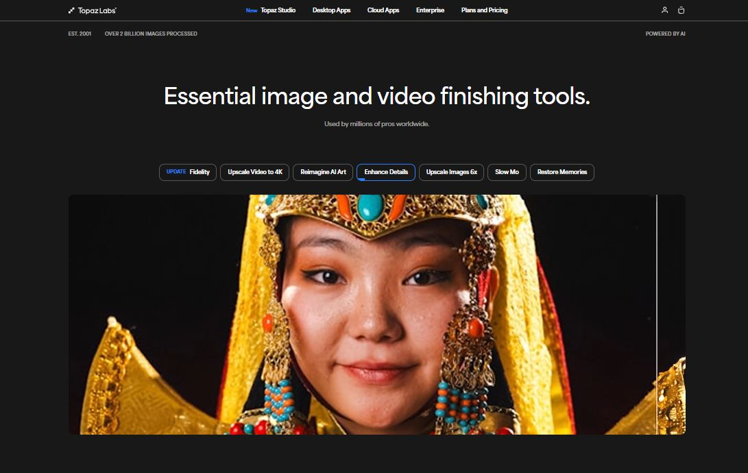 Topaz Labs Screenshot