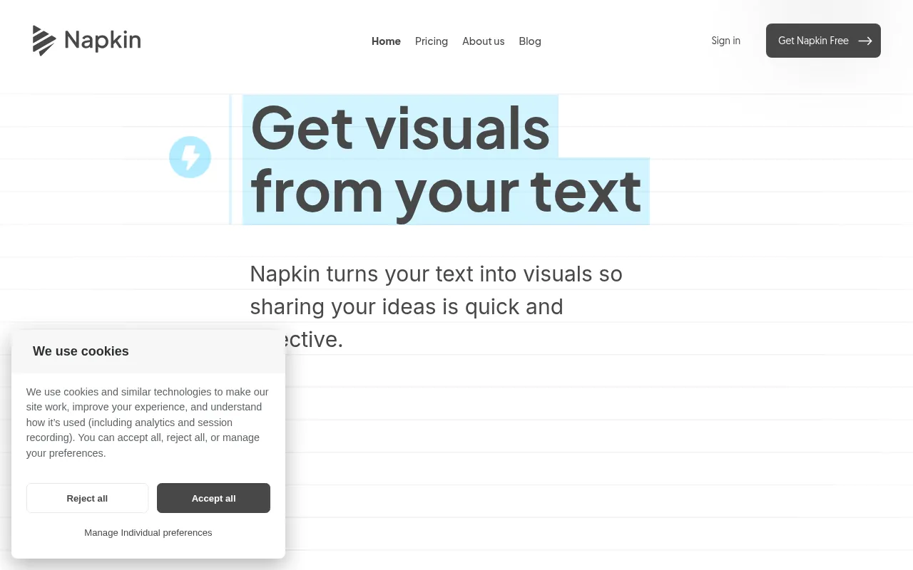 Napkin AI Screenshot