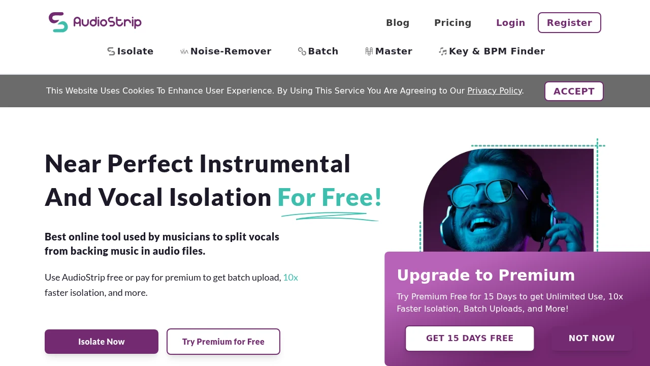 AudioStrip Screenshot