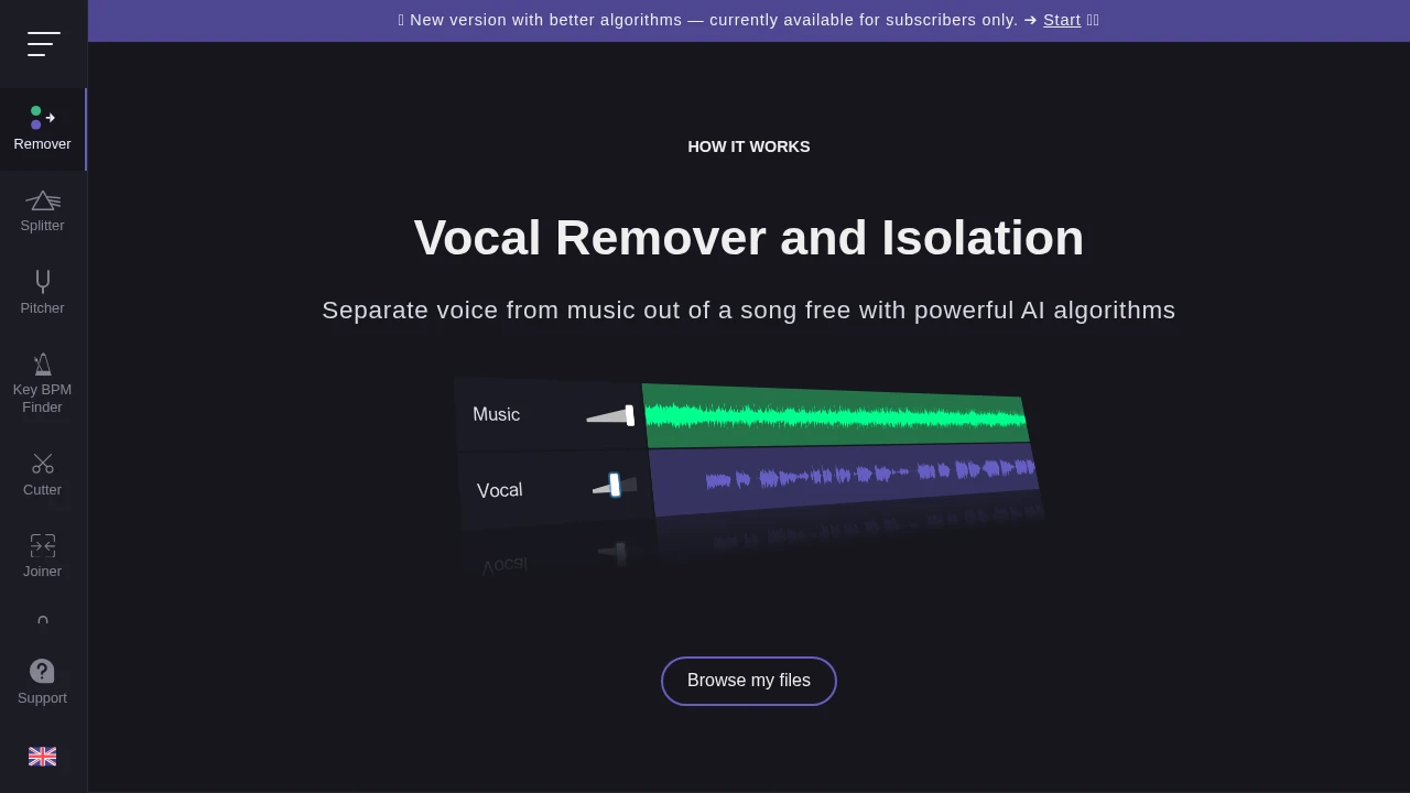 Vocal Remover Screenshot