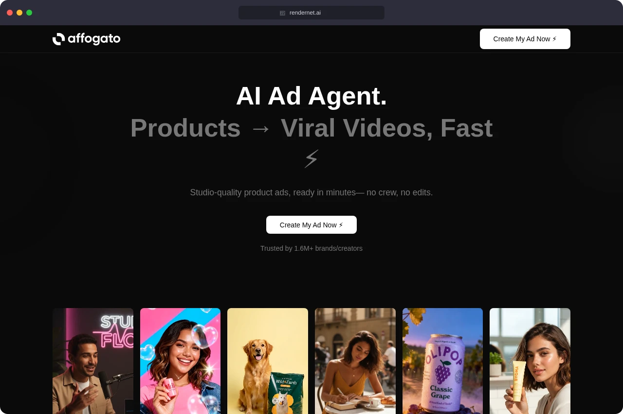 RenderNet AI Screenshot