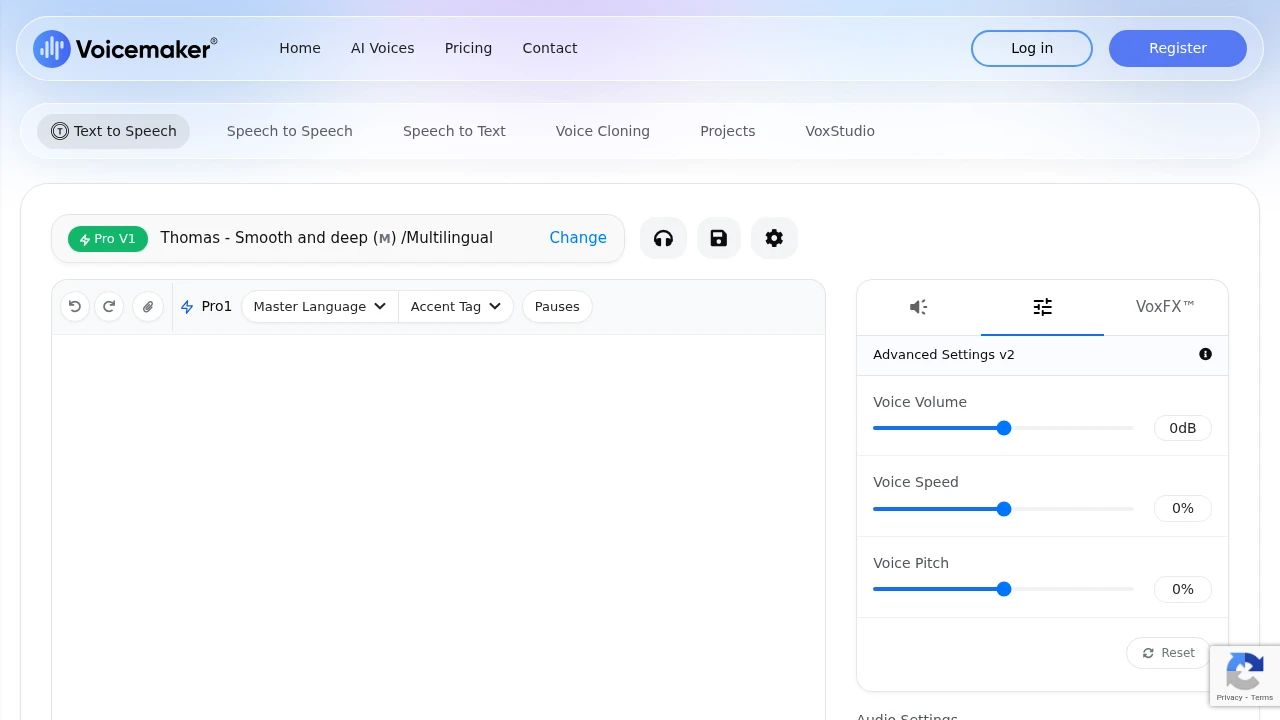 Voicemaker Screenshot